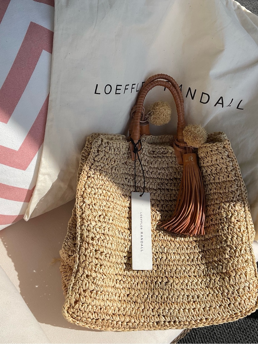 Adorable Loeffler Randall Straw Tote